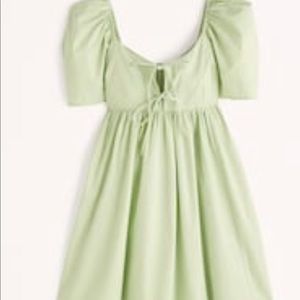 COPY - Abercrombie keyhole baby doll mini dress medium tall
